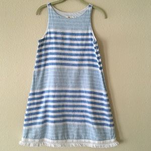 Vineyard Vines Blue and White Striped Dress